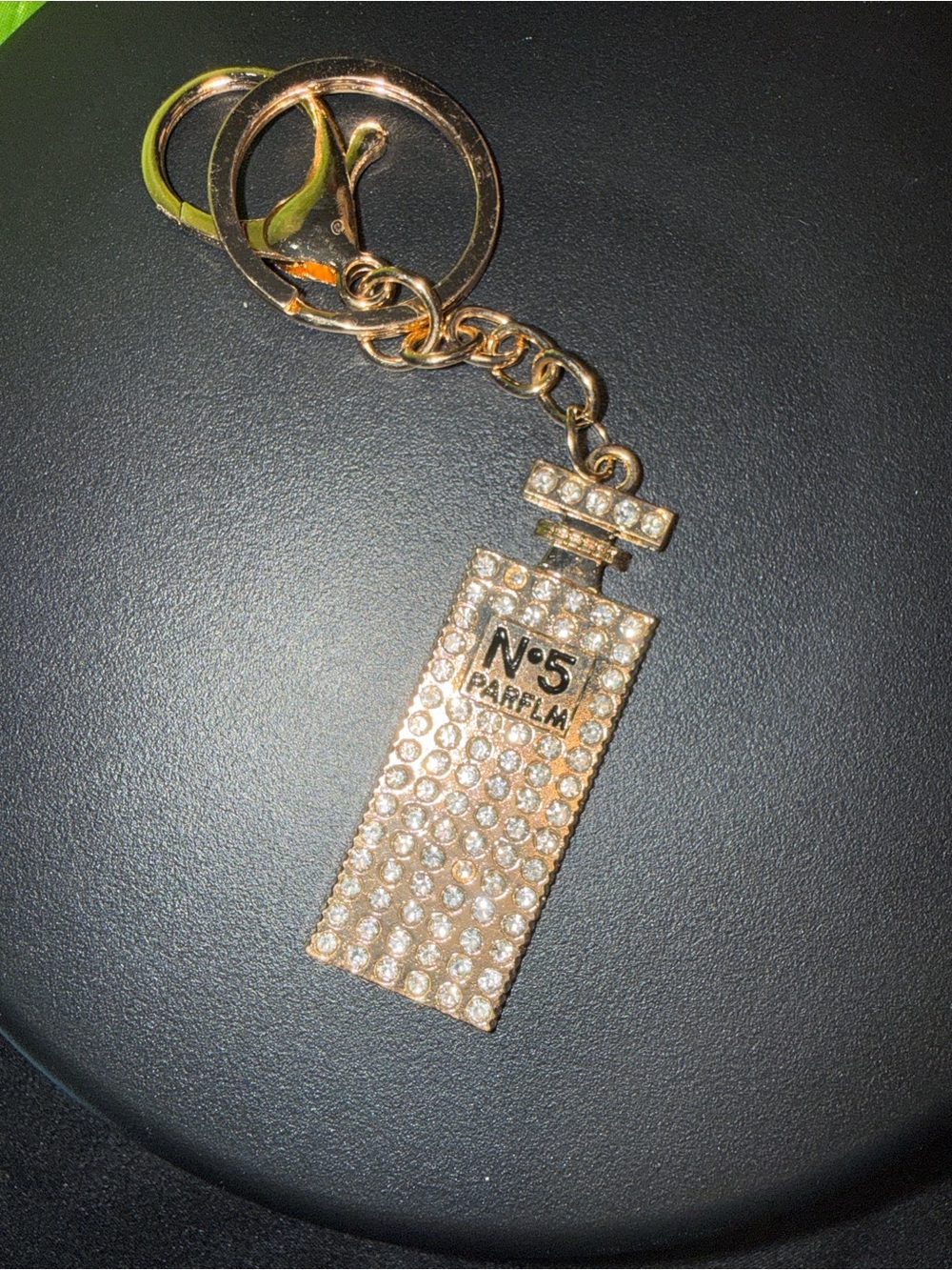 key chain-gold tone